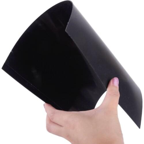 LETAOSK 1pc Black ABS Flat Sheet Insulating Plastic Plate 1mm Thickness for Sand Table Model Sscene Courtyard Decoration