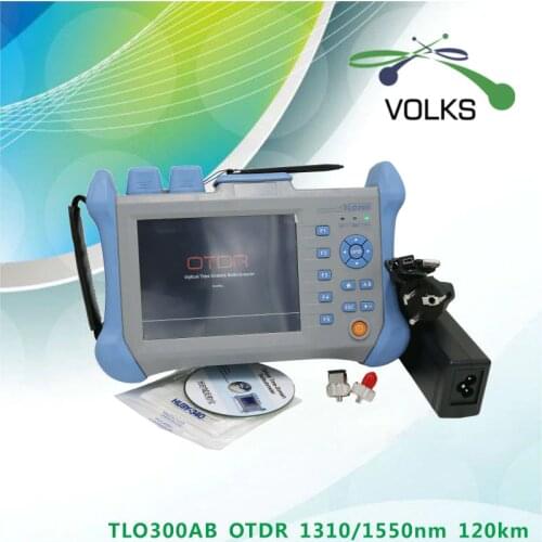 Handheld OTDR fiber tester 1310/1550nm 120km with English Espanol 32/30dB