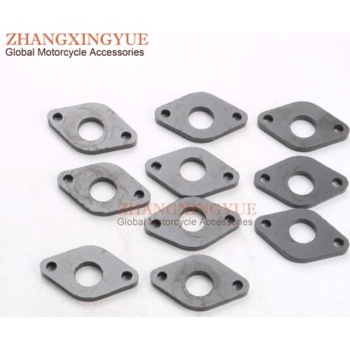 10PC Intake Manifold Spacer Gasket for 139QMB GY6 50cc Scooter Moped ATV 4T