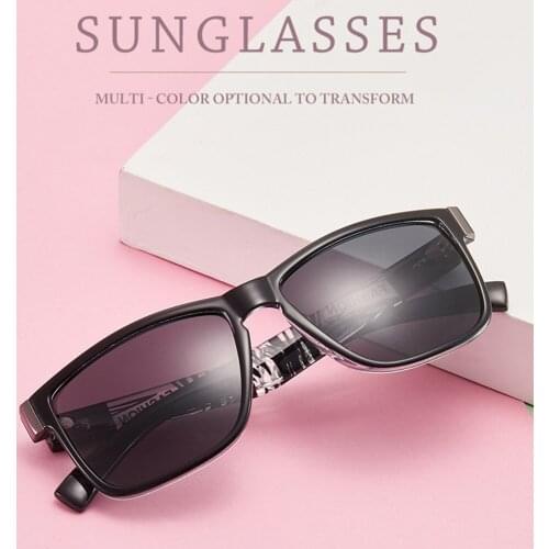Retro Fashion Sun Glasses Wrap Polarized Sunglasses Men Classic Design Mirror Fashion Square Ladies Sunglasses Men New Eyewear