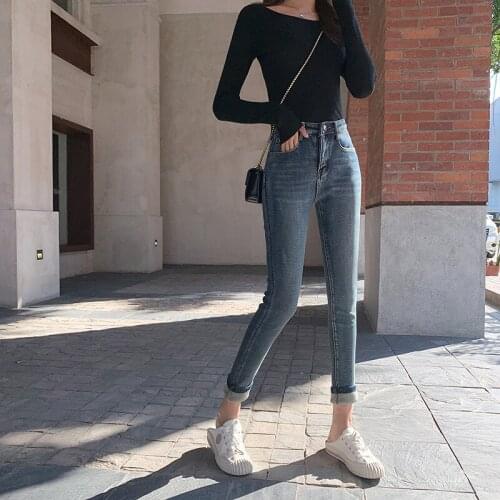 暖念初心 Women's Skinny Jeans
