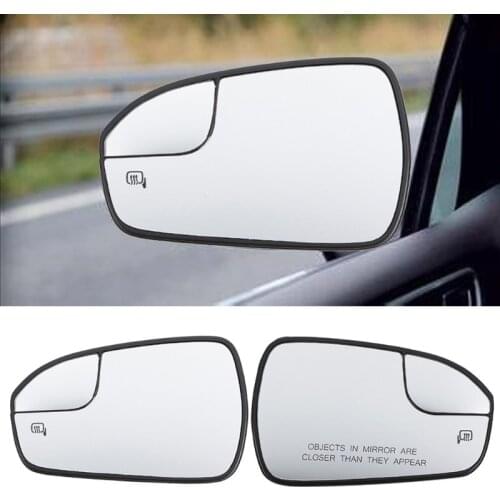 Power Heated Mirror Glass Replacement for 2013-2020 Fusion Exterior Accessories Passenger Side Heated Convex Mirror