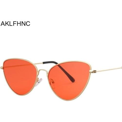 Fashion Cat Eye Sunglasses Women Brand Designer Vintage Retro Sun Glasses Female Fashion Cateyes Sunglass Lady UV400 Shades