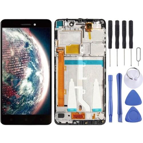LCD Screen and Digitizer Full Assembly with Frame for Lenovo S60 S60W S60T S60A