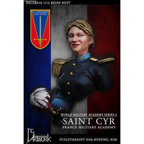 1/12, St CYR- France Military Academy, Resin Model Bust GK, Military subject matter, Unassembled and unpainted kit