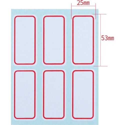 1 package of self adhesive labels, office labels, self adhesive labels, name labels (12 pieces)