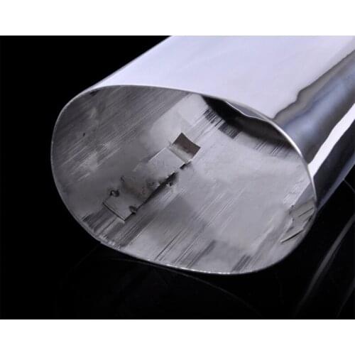 LENTAI 1pcs High quality Stainless Steel Car Exhaust Muffler Tip Pipes for BMW E90 E91 E92 E93 318i 318d New Auto Accessories