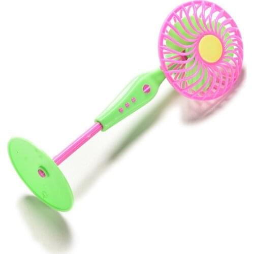 1PCS Random Color Cute Mechanical Fan Toys For Girls Classic Kids Play House Toys Doll Accessories