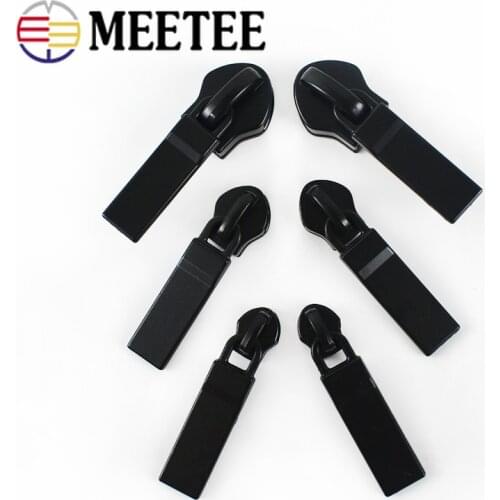 10pcs 5/8/10# Non Lock Zipper Sliders for Nylon Zipper Sewing Bag Zippers Head Zip Repair Kit Replacement DIY Accessories ZT177