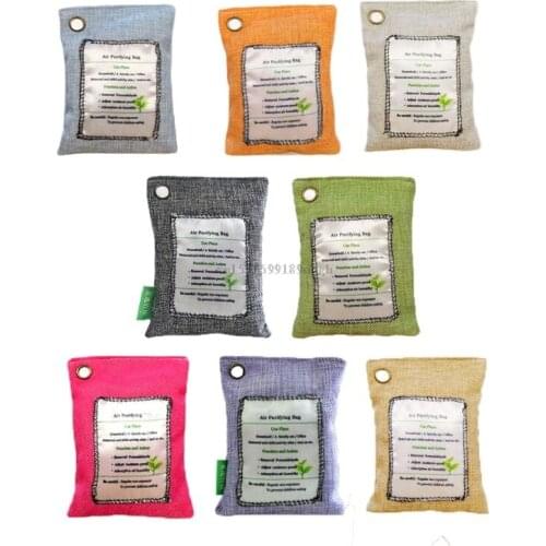 100g Bamboo Charcoal Home Car Air Freshener Purifier Activated Carbon Shoes Deodorant Absorber Bag