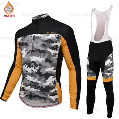2021 Pro Team Cycling Jersey Winter Thermal Fleece Cycling Clothing Bike Pant Set MTB Ropa Ciclismo Maillot Wear