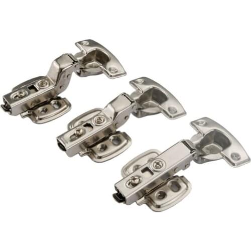 304 Stainless Steel Cabinet Hinges Hydraulic Spring Hinge Closet Drawer Cupboard Door Furniture Hardware