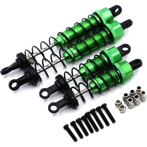 4PCS Aluminum Front & Rear Shock Absorber 0016 0017 Upgrade Parts For WLtoys 12428 12423 1/12 RC Car Crawler Short Course Truck