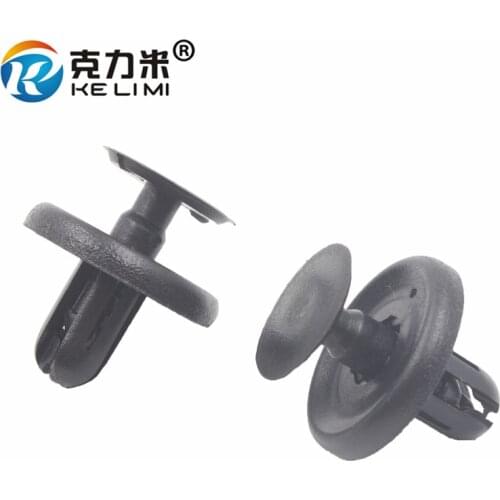 KE LI MI 50Pcs Auto Fender bumper Engine Under Cover Clip Fastener Push Type Retainer Rivet Snaps For SUBARU BMW Toyota