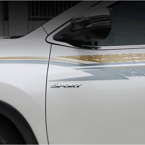 Car Styling 3D SPORT Emblem Badge Door Decal ABS Sticker Univesal