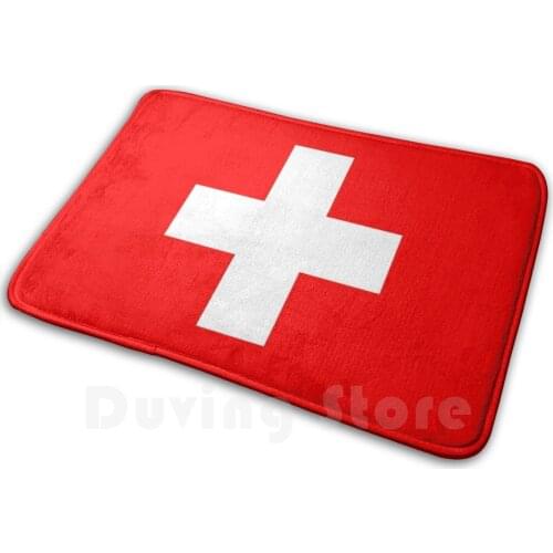 White Cross , On Red , Swiss , Switzerland , Swiss Flag , Flag Of Switzerland , White Cross , Swiss Confederation. Print