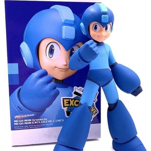 Rockman Anime Game Grandista ROS PVC Action Figures 260mm Rockman Megaman Figurine Model Toys Gift
