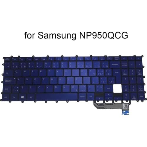 Canadian French Keyboard backlight for Samsung Galaxy Book Flex NP950QCG K01DE 950QCG 2 in 1 CF notebook PC keyboards BA5904495E