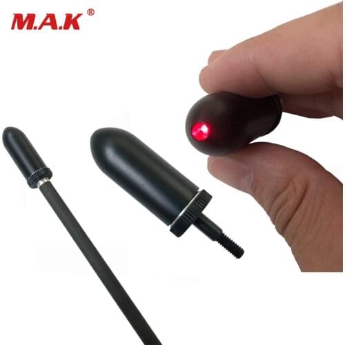 Red Dot Laser Sight Archery Arrow Laser Bore Sight Collimator Arrow Shape Optics Accessories for Outdoor Shooting Hunting