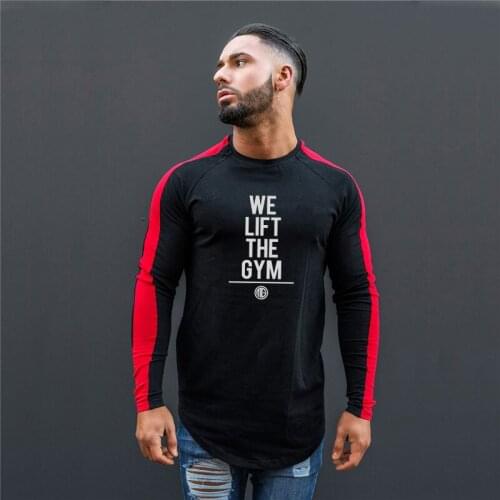 Мужские футболки с длинным рукавом MACHINEFITNESS China At AliExpress