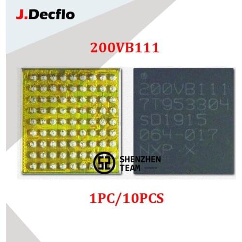 JDecflo 1-10Pcs/Lot 200VB111 NFC IC Wallet Pay Chip For iPhone 11 11Pro 11promax Integrated Circuit Replacement Part Repair