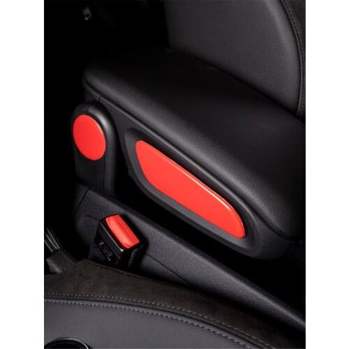 Interior Center Armrest Side Decoration Sticker Trim Cover Cap ABS for Mini Cooper F Series F60 Countryman 4pcs Car Assessoires