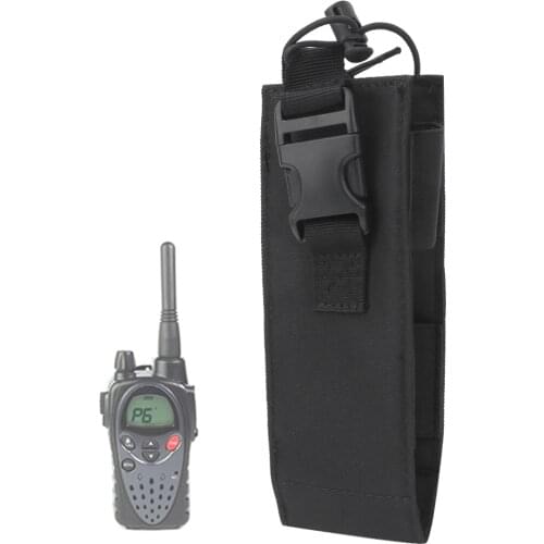 Nylon Black Portable Outdoor Military Fan Tactics Equipment Universal Walkie Talkie Bag Accessory Pouch