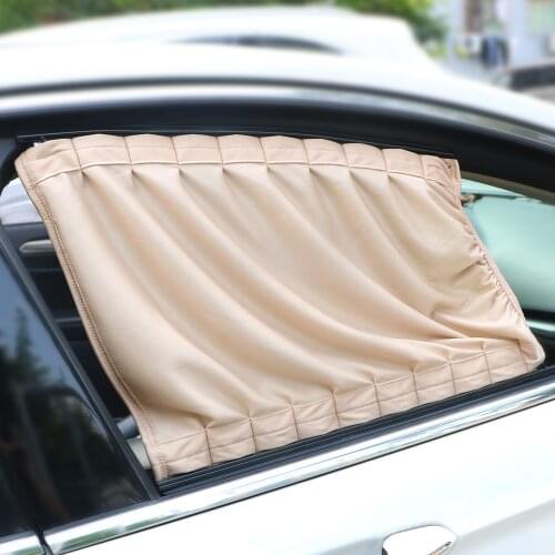 LEEPEE Car Side Window Sunshade Curtains Universal 2pcs/Set Auto Windows Curtain Sun Visor Blinds Cover Car Curtain