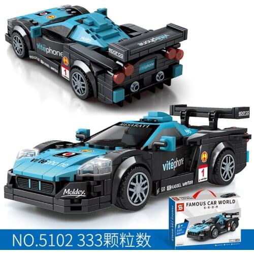 MC12 Super Racing sport car Famous Car World Boy Assembled Particle Building Block Toys for children gifts