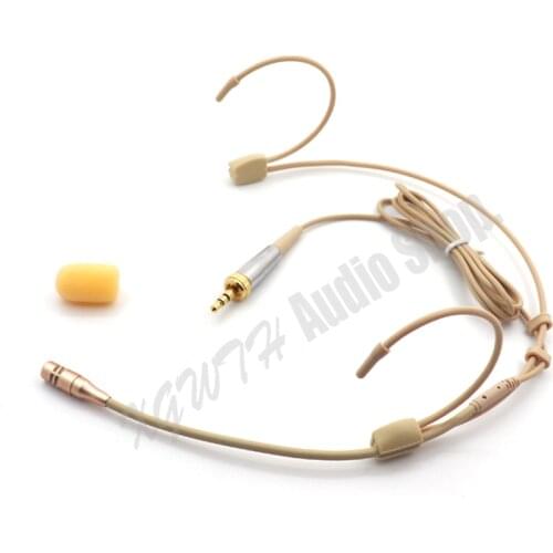 Super Cardioid Headset Microphone For Sennheiser G1 G2 G3 G4 Unidirection Mic For Stage Singing Recording 3.5mm Stereo Lock