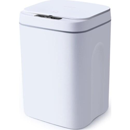 Smart Trash Can Household Living Room Bathroom Kitchen Automatic Induction Toilet Can With Lid Battery Type Three Modes
