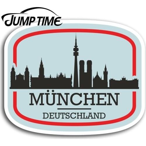Jump Time for Munich Munchen Germany Vinyl Stickers Sticker Laptop Luggage Camper Window Bumper Motor Decal Car Wrap