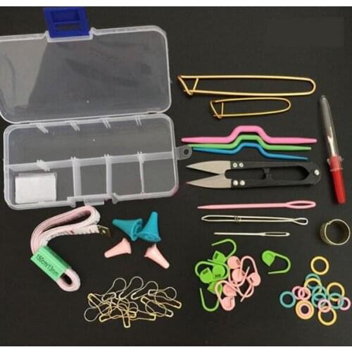 Knitting Tools Sets Crochet Yarn Hook Stitch Weave Accessories Supplies With Case Box Knit Kit Home Diy Household Sewing Supplie