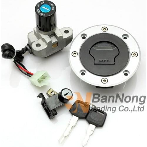 Ignition Switch Lock Fuel gas Tank Cap Cover Seat Handle Locks Include Key For Suzuki GSF250 Bandit 74A GSF400 75A 77A 79A