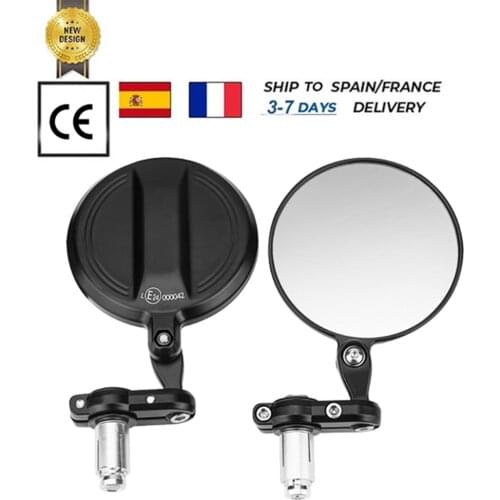 Bar End Mirrror Motorcycle Mirrors With E-MARK For BMW rninet 2020 R1200GS F800GS G310R R1150R For SUZUKI GXSR 600 750 ltz 400