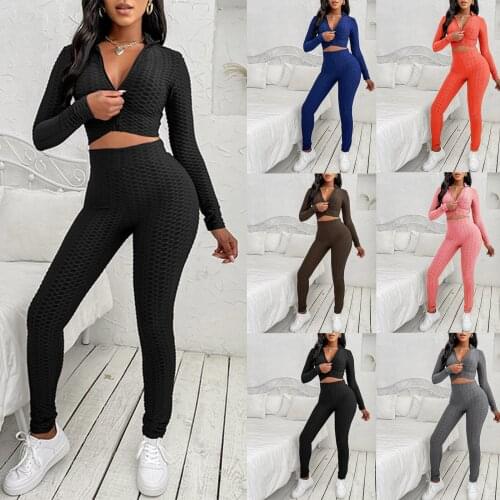 Womens Tracksuit Fashion Korean Style Hiohop Bodycon Fitness Sets Casual Solid Sports Slim Urban Sportswear Костюм Женский