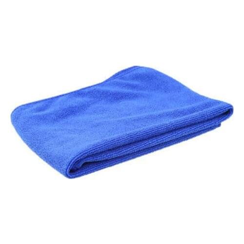 2 Pieces New 60* 30cm Blue Absorbent Wash Cloth Car Auto Care Microfiber Cleaning Towel