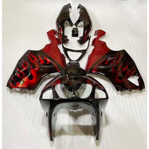 For Kawasaki Ninja ZX7R 1996-2003 ZX-7R 96 97 98 99 00 01 02 03 ZX 7R Black red Aftermarket Motorcycle New ABS fairing