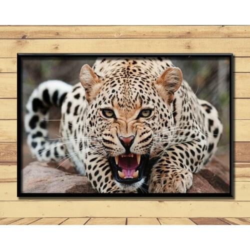 Jaguar Strong And Fast Land Animal (28) Wall Posters Prints Silk Art Painting For Home Wall Bedroom Decor