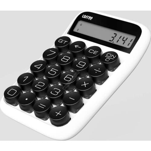 3 Colors Youpin Lofree Calculator Vintage Decompressed Detachable Keycap Intelligent Shutdown Student Office Calculation