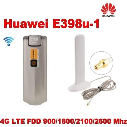 Set of Huawei E398 LTE 4G Modem E398U-1& 10dbi 4G external antenna