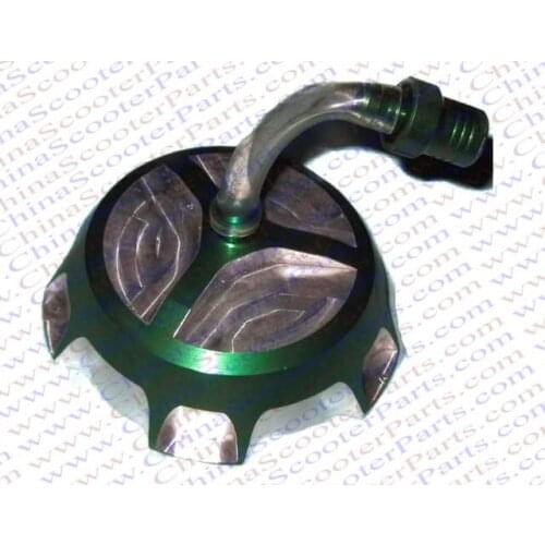CNC Aluminum Alloy Gas Fuel Tank Cap Cover Dirt Pit Bike ATV Parts Green