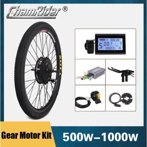 Motor Wheel 1000W electric bicycle kit 500W electric bike kit MXUS electric wheel 19R Geared Hub Motor Ebike conversion kit