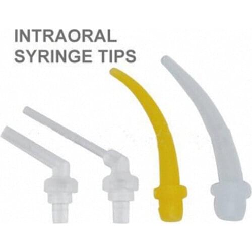 50pcs/pack Mixing Tube Curved nozzle Disposable Dental Curing Mixing Tips 1:1 for Bleach Resin Hardener Dental Impression