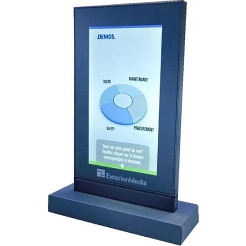 New customized 7" ips display video brochure with MDF base supports USB Port with 4c color printing Video advertising machine