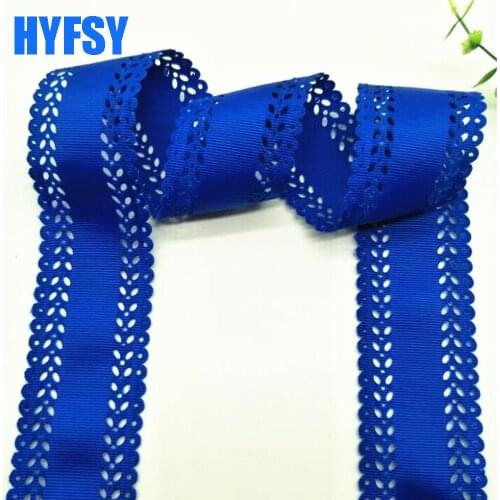 New 45mm Lace ribbon 10 yards DIY gift packaging hollow hand - made material headdress Grosgrain ribbons