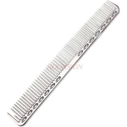 Hair salon professional space aluminum haircut hair styling wide tooth comb barber special comb anti-static hairdressing tools