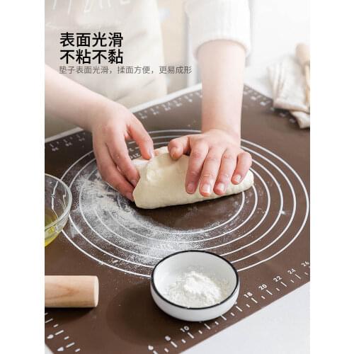Food grade silicone rolling dough and kneading pads do not stick to household and panel large kitchen baking tools