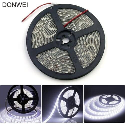 5M SMD5050 300LED Strip Light Waterproof Warm White Cool White LED Strips For Ceiling Counter Cabinet Lights
