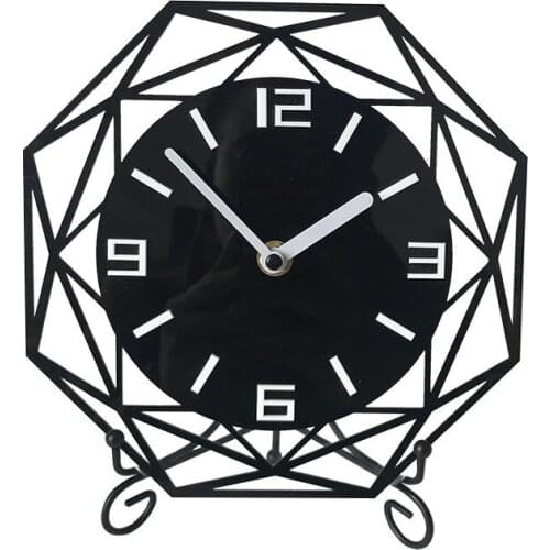 Creative Table Clocks Modern Design RPET Acrylic Desk Clock Watch for Home Living Room Decoration Crafts Gift